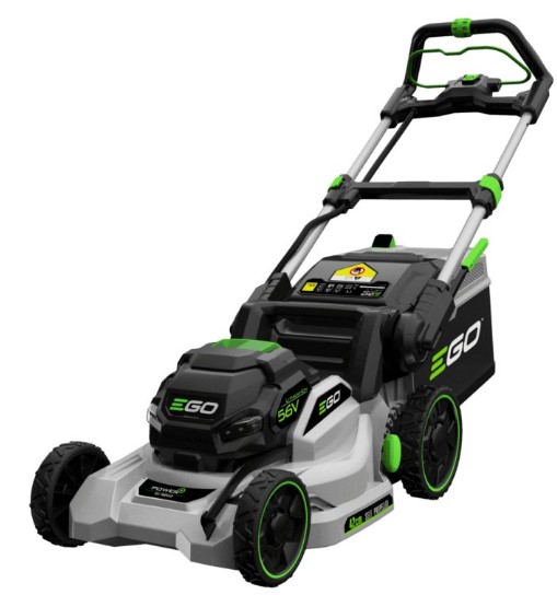 EGO POWER LM1702E-SP aku kosačka 42cm s pojazdom a 4,0 Ah akum.