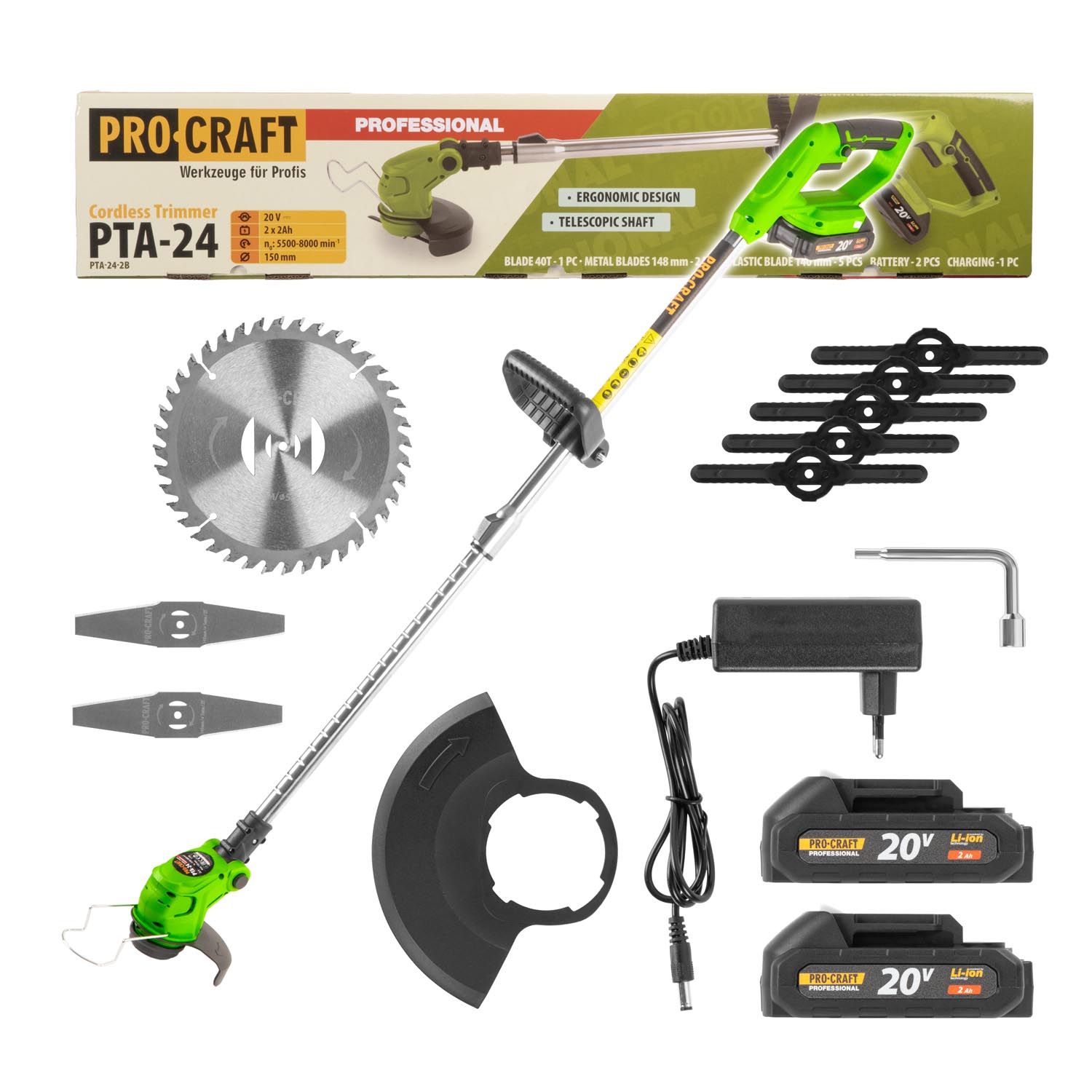 PROCRAFT PTA24 aku vyna s prsluenstvom